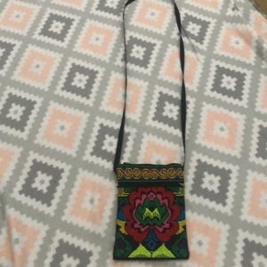 Colorful 2 pocket purse